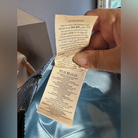 Gucci GG silver sparkly size S 56 cm NWT Authentic - Picture 13 of 13